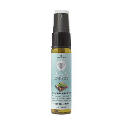 SENSUVA - DEEPLY LOVE YOU THROAT RELAXING SPRAY CHOCOLATE MINT 1 OZ.