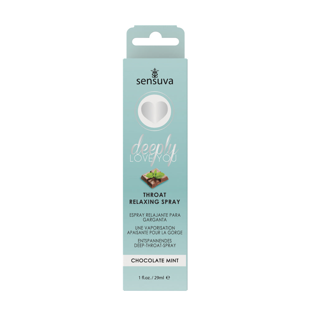 SENSUVA - DEEPLY LOVE YOU THROAT RELAXING SPRAY CHOCOLATE MINT 1 OZ.