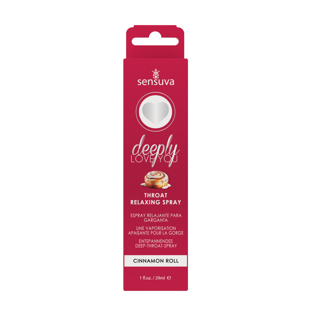 SENSUVA - DEEPLY LOVE YOU THROAT RELAXING SPRAY CINNAMON ROLL 1 OZ.