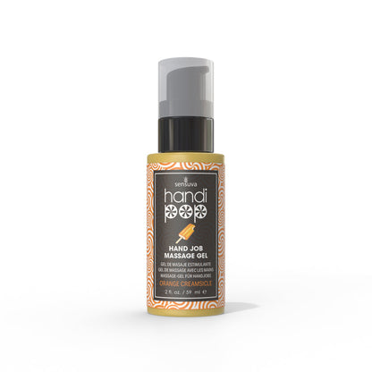 SENSUVA - GEL DE MASSAGEM COMESTÍVEL PARA MASTURBAÇÃO HANDIPOP SABOR ORANGE CREAMSICLE 2 OZ.