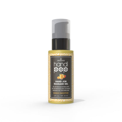 SENSUVA - GEL DE MASSAGEM COMESTÍVEL PARA MASTURBAÇÃO HANDIPOP MANGO SMOOTHIE 2 OZ.