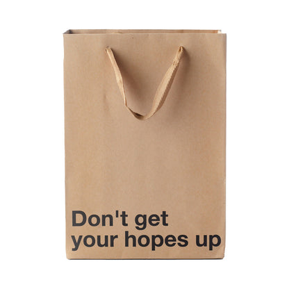 WOOD ROCKET - SNARKY GIFT BAGS DON'T GET YOUR HOPES UP 3PK