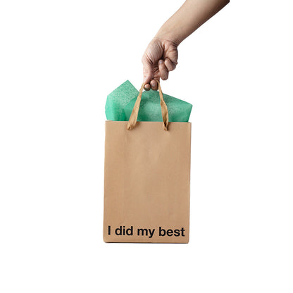 WOOD ROCKET - SNARKY GIFT BAGS I DID MY BEST 3PK