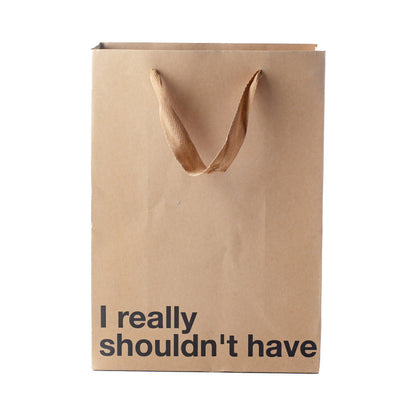WOOD ROCKET - I REALLY SHOULDN'T HAVE SNARKY GIFT BAGS 3PK
