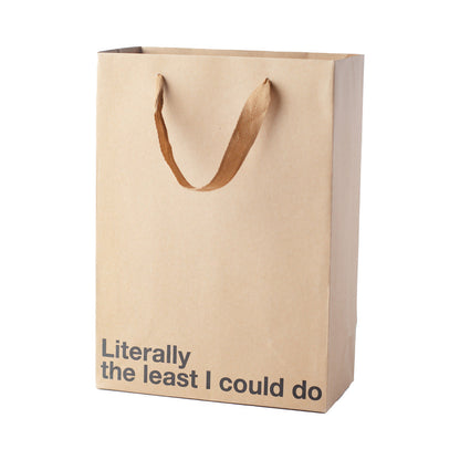WOOD ROCKET - SNARKY GIFT BAGS LITERALLY THE LEAST 3PK