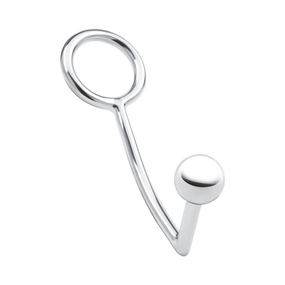 ELECTRIC EEL - BLUE LINE STAINLESS STEEL ANAL HOOK & COCK RING