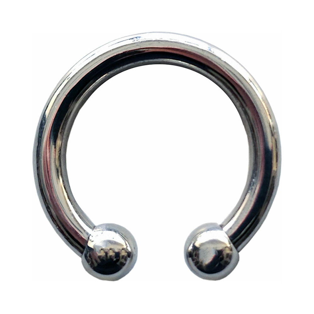 ROUGE GARMENTS - ROUGE STAINLESS STEEL HORSESHOE COCK RING (30MM)