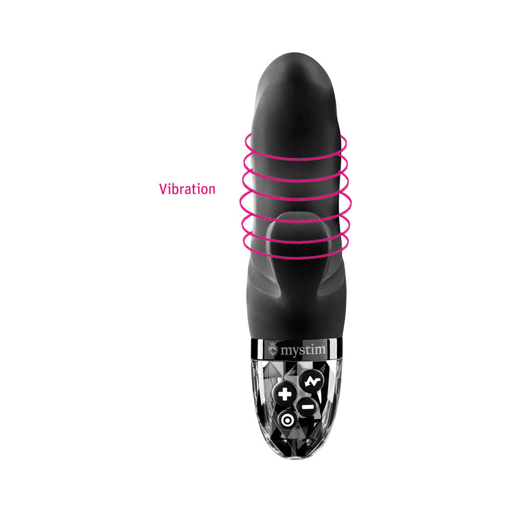 MYSTIM - HOP HOP BOB ESTIM VIBRATOR BLACK