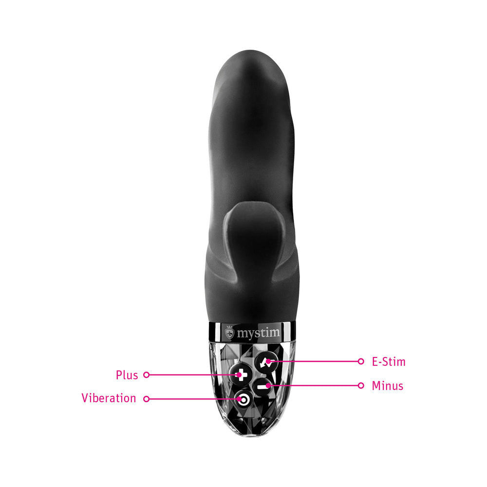 MYSTIM - HOP HOP BOB ESTIM VIBRATOR BLACK