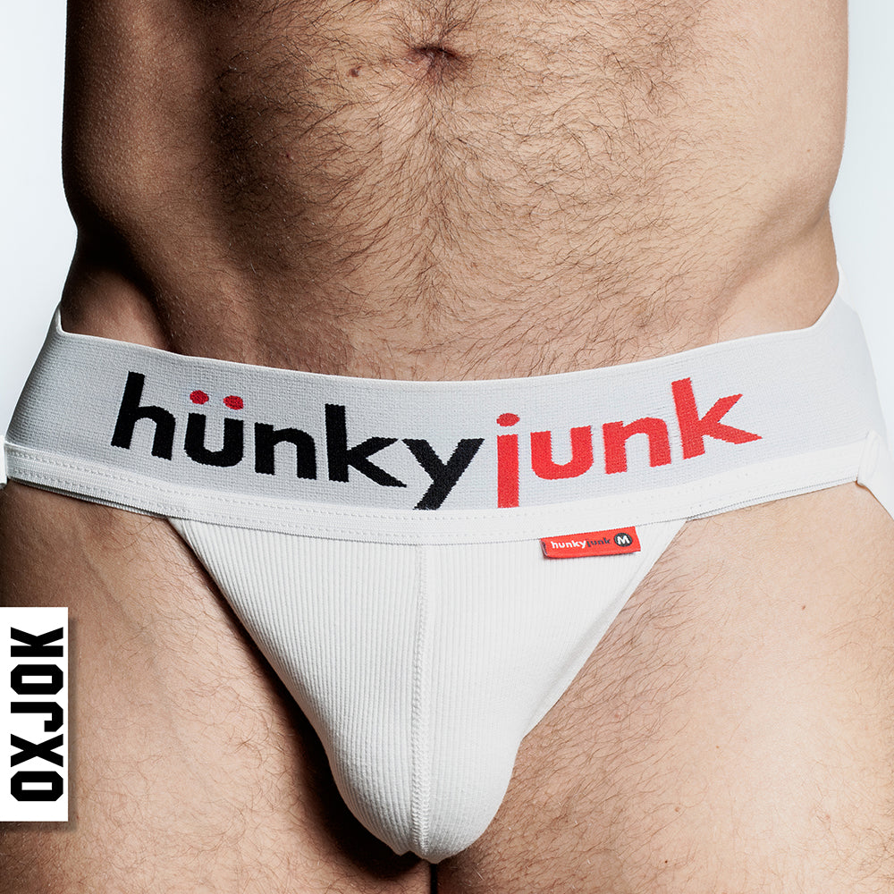 OXBALLS - OXJOK HUNKER COMFY POUCH SLIDER STRAP JOCK SNOW