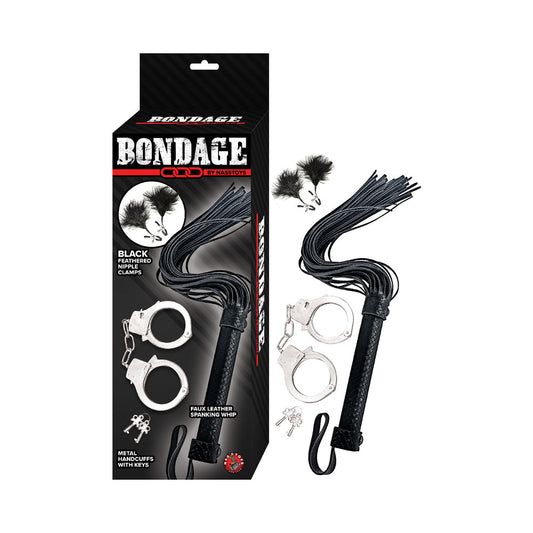 NASSTOYS - BONDAGE BY NASSTOYS CHICOTE, PENA E ALGEMAS PRETO