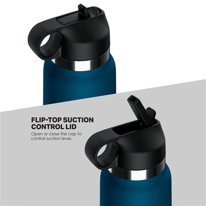 PDX BRANDS - PDX PLUS FUCK FLASK PRIVATE PLEASER DISCREET STROKER BLUE BOTTLE LIGHT