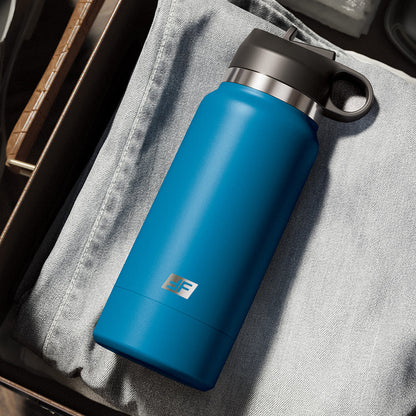 PDX BRANDS - PDX PLUS FUCK FLASK PRIVATE PLEASER DISCREET STROKER BLUE BOTTLE LIGHT