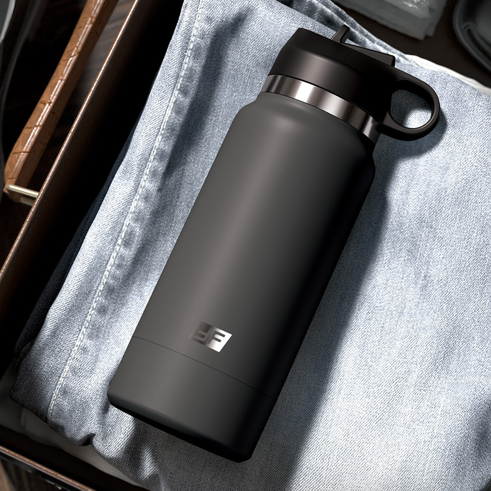 PDX BRANDS - PDX PLUS FUCK FLASK SECRET DELIGHT DISCREET STROKER GREY BOTTLE BROWN