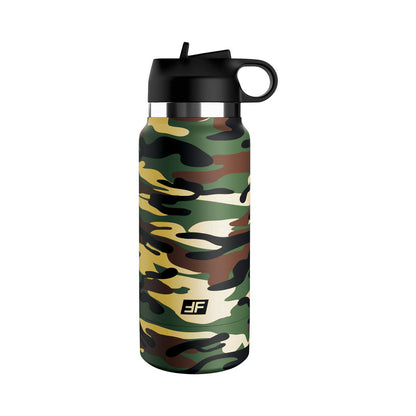 PDX BRANDS - PDX PLUS FAP FLASK HAPPY CAMPER DISCREET STROKER CAMO FROSTED