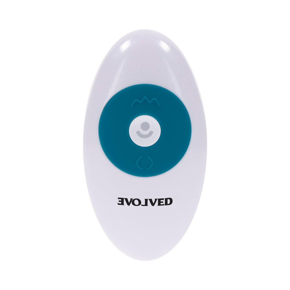 EVOLVED - TSUNAMI RECHARGEABLE VIBRATING DILDO SILICONE TEAL
