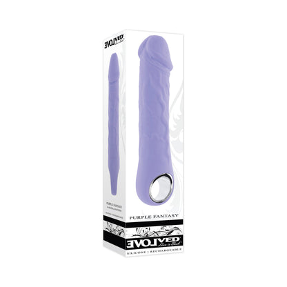 EVOLVED - PURPLE FANTASY RECHARGEABLE VIBRATOR SILICONE