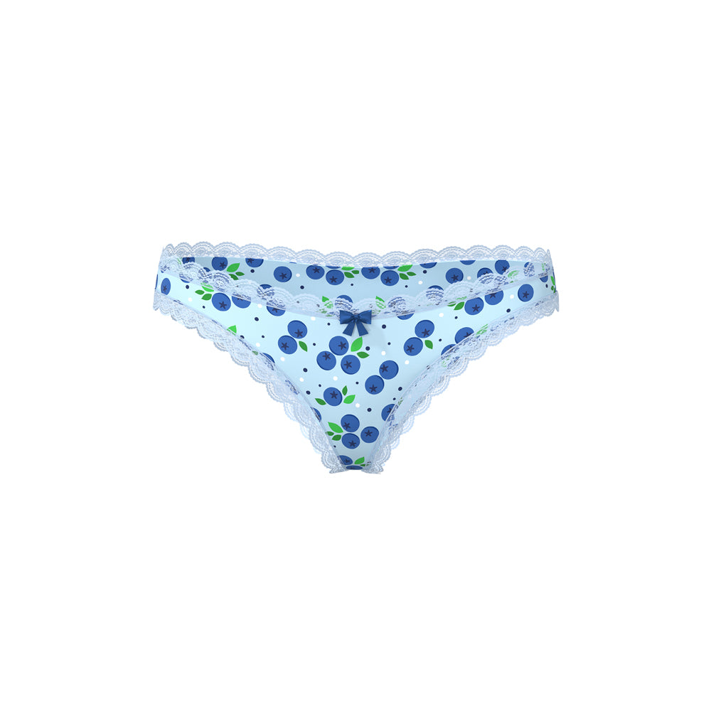MAGIC SILK - SWEET TREATS BOY SHORT WITH LUBE BLUEBERRY L/XL