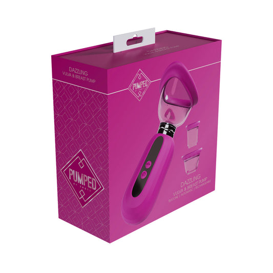 SHOTS - PUMPED DAZZLING BOMBA AUTOMÁTICA RECARREGÁVEL PARA VULVA E MAMAS