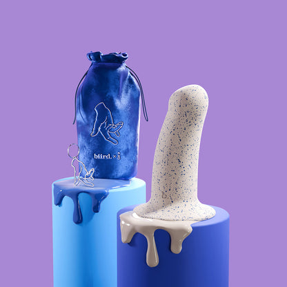BIIRD - BOO DILDO DE SILICONE MACIO DE 5,5 POLEGADAS COM BASE DE VENTOSA JOUISSANCE CLUB EDITION