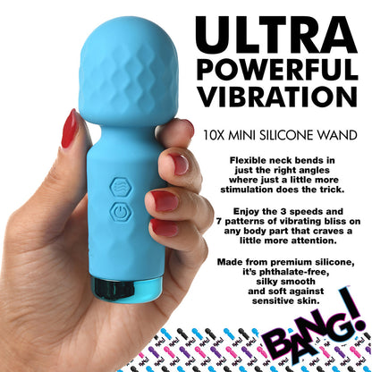 XR BRANDS - BANG! 10X MINI SILICONE WAND