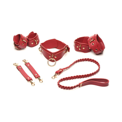 XR BRANDS - CONJUNTO DE ALGEMAS PARA AMANTES BEDROOM BLISS VERMELHO