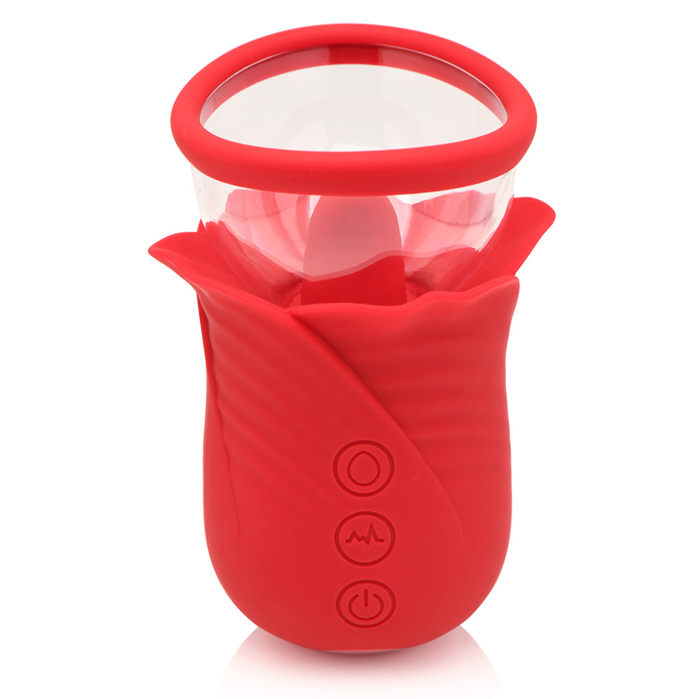 XR BRANDS - BLOOMGASM LILY LOVER SUCKING & VIBRATING CLITORAL STIMULATOR