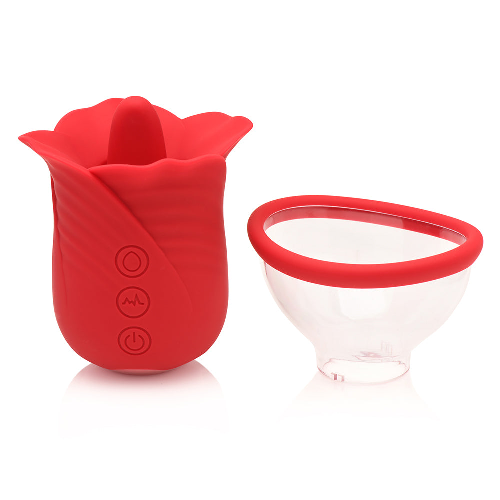 XR BRANDS - BLOOMGASM LILY LOVER SUCKING & VIBRATING CLITORAL STIMULATOR