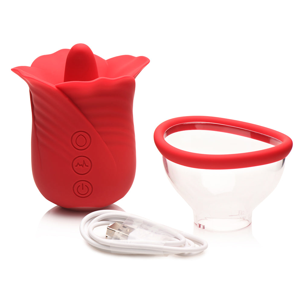 XR BRANDS - BLOOMGASM LILY LOVER SUCKING & VIBRATING CLITORAL STIMULATOR