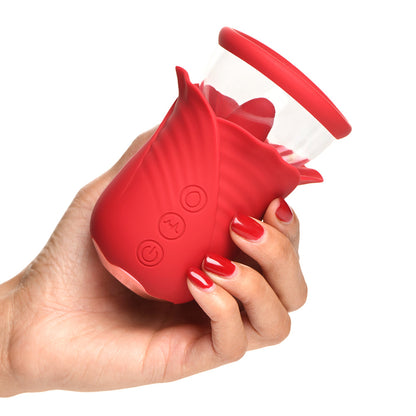 XR BRANDS - BLOOMGASM LILY LOVER SUCKING & VIBRATING CLITORAL STIMULATOR