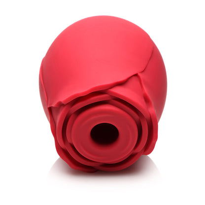 XR BRANDS - BLOOMGASM THE DOUBLE TEASE ROSE ESTIMULADOR EM FORMA DE ROSA COM 10 FUNÇÕES DE SUCÇÃO E LAMBEDURA