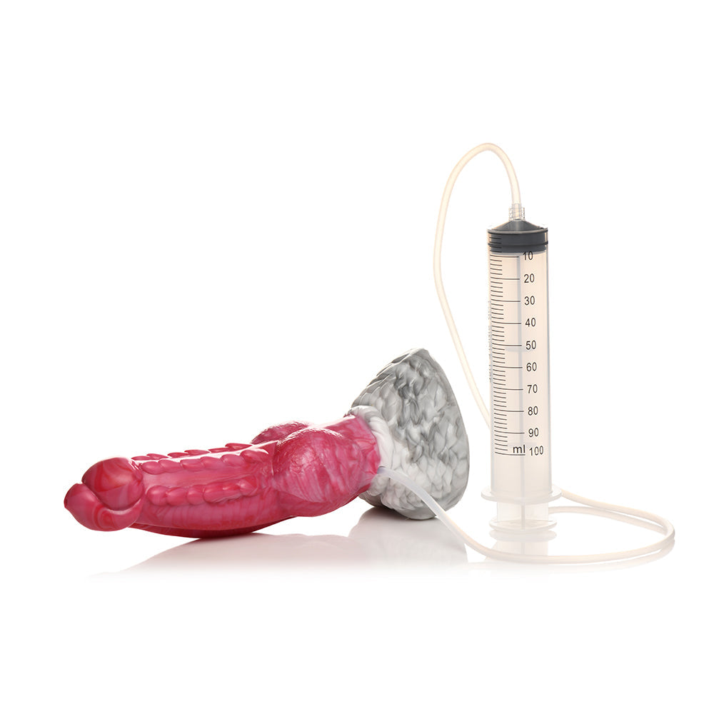 XR BRANDS - CREATURE COCKS RESURRECTOR PHOENIX SQUIRTING SILICONE DILDO