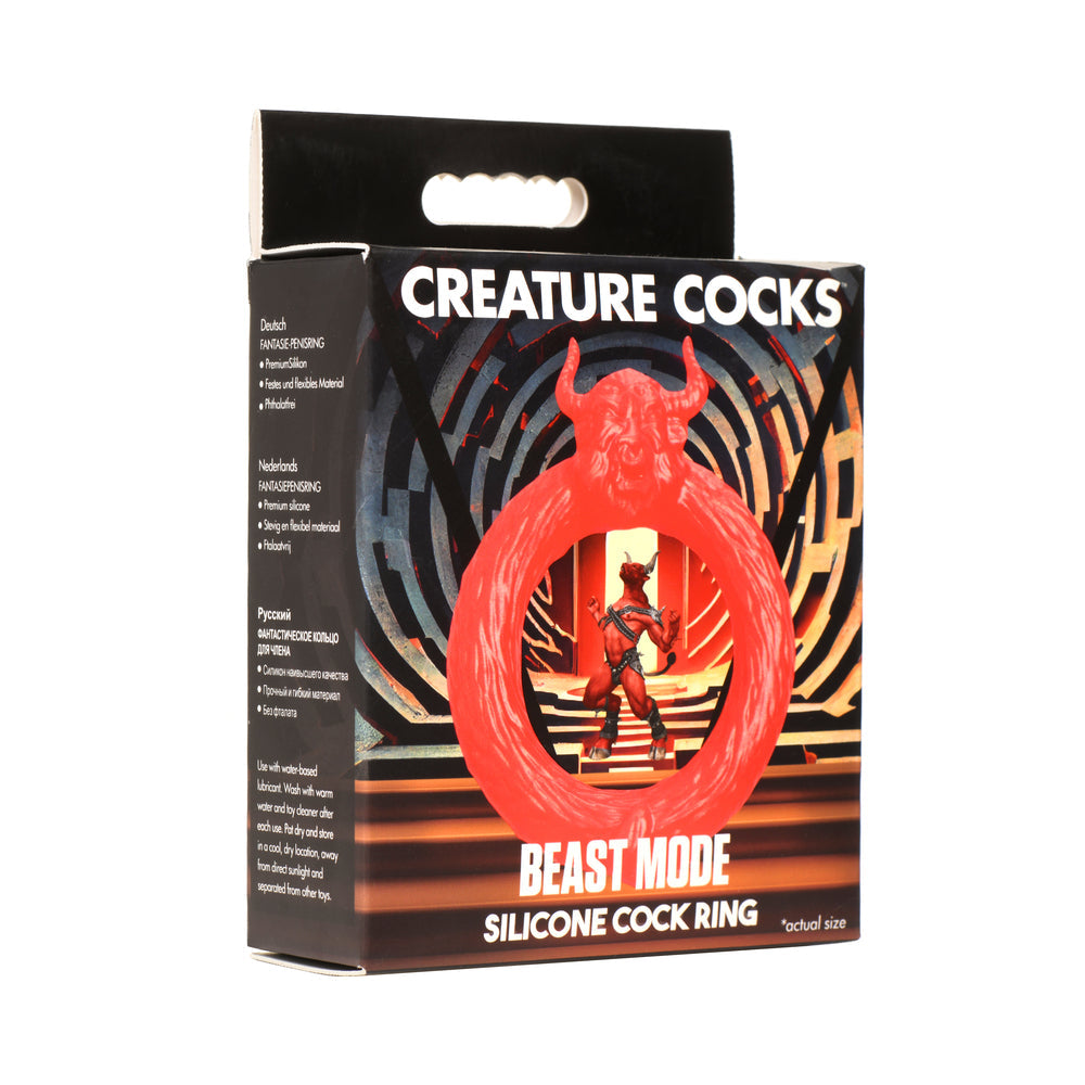 XR BRANDS - CREATURE COCKS BEAST MODE SILICONE COCK RING