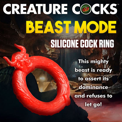 XR BRANDS - CREATURE COCKS BEAST MODE SILICONE COCK RING