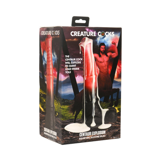 XR BRANDS - CREATURE COCKS CENTAUR EXPLOSION SQUIRTING SILICONE DILDO