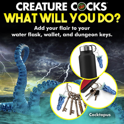 XR BRANDS - CREATURE COCKS COCKTOPUS SILICONE KEYCHAIN
