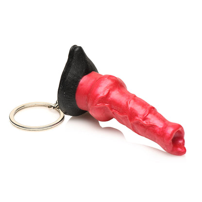 XR BRANDS - CREATURE COCKS HELL-HOUND SILICONE KEYCHAIN