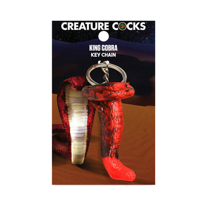 XR BRANDS - CREATURE COCKS KING COBRA SILICONE KEYCHAIN