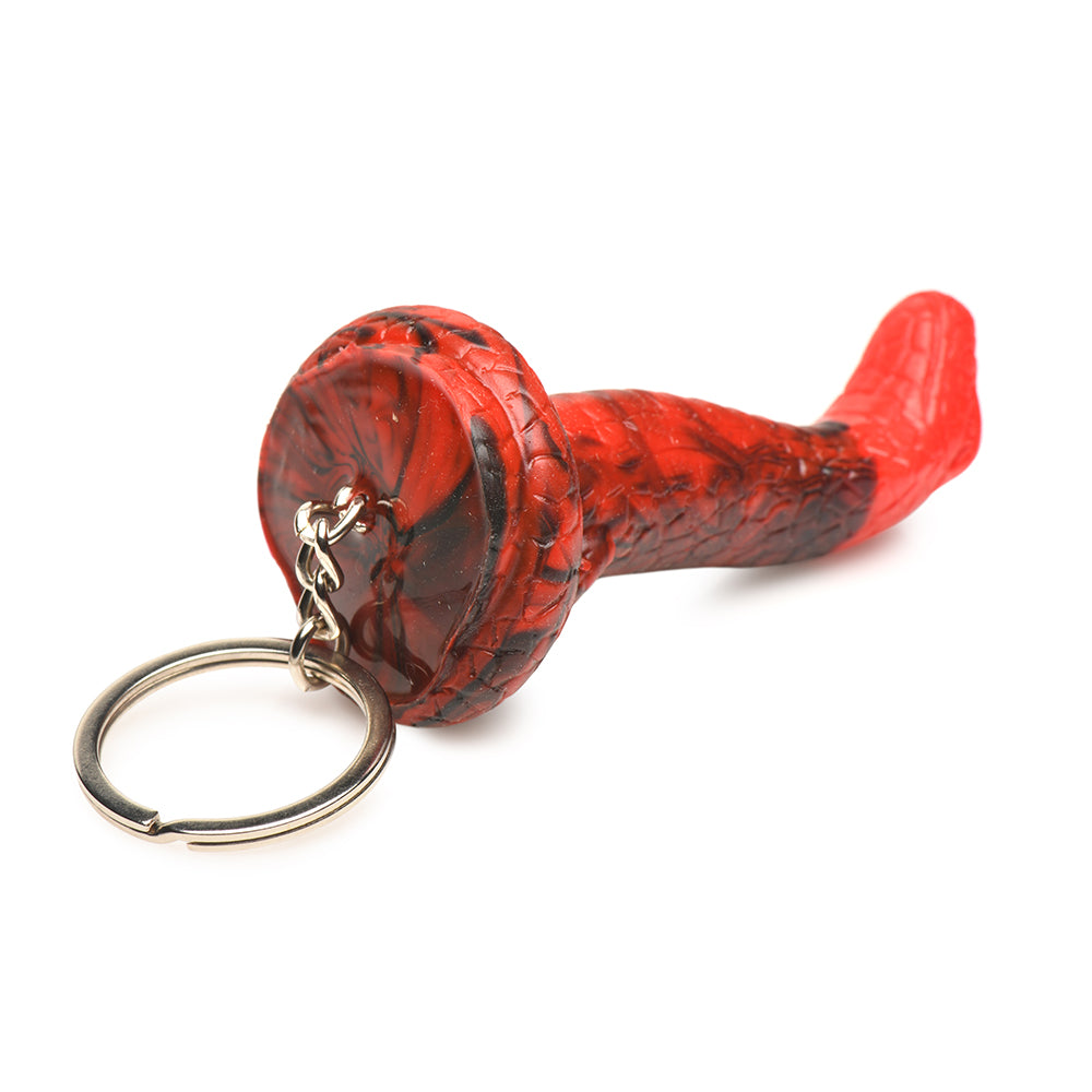 XR BRANDS - CREATURE COCKS KING COBRA SILICONE KEYCHAIN
