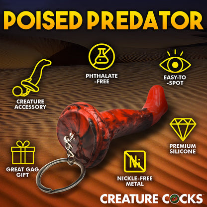 XR BRANDS - CREATURE COCKS KING COBRA SILICONE KEYCHAIN