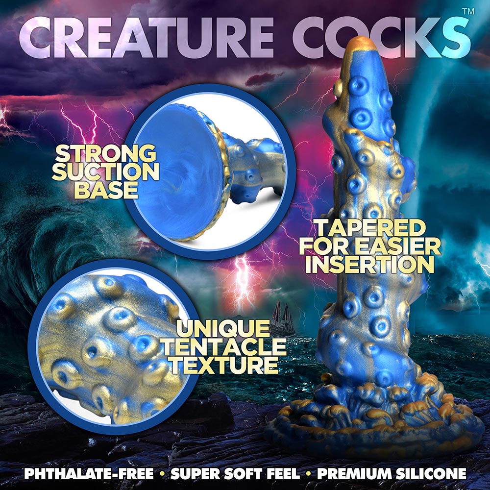 XR BRANDS - CREATURE COCKS KRAKEN SILICONE DILDO