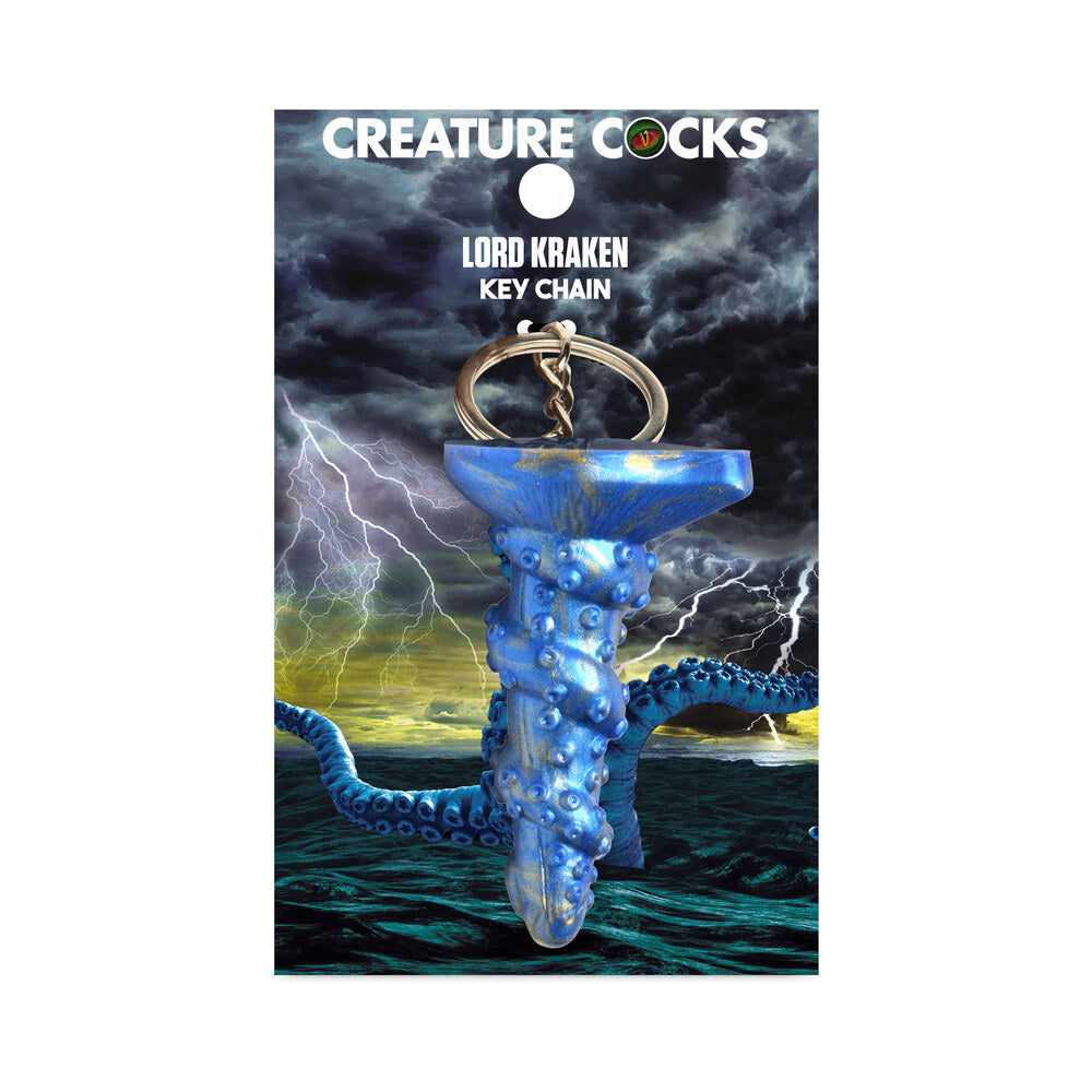 XR BRANDS - CHAVEIRO DE SILICONE CREATURE COCKS LORD KRAKEN