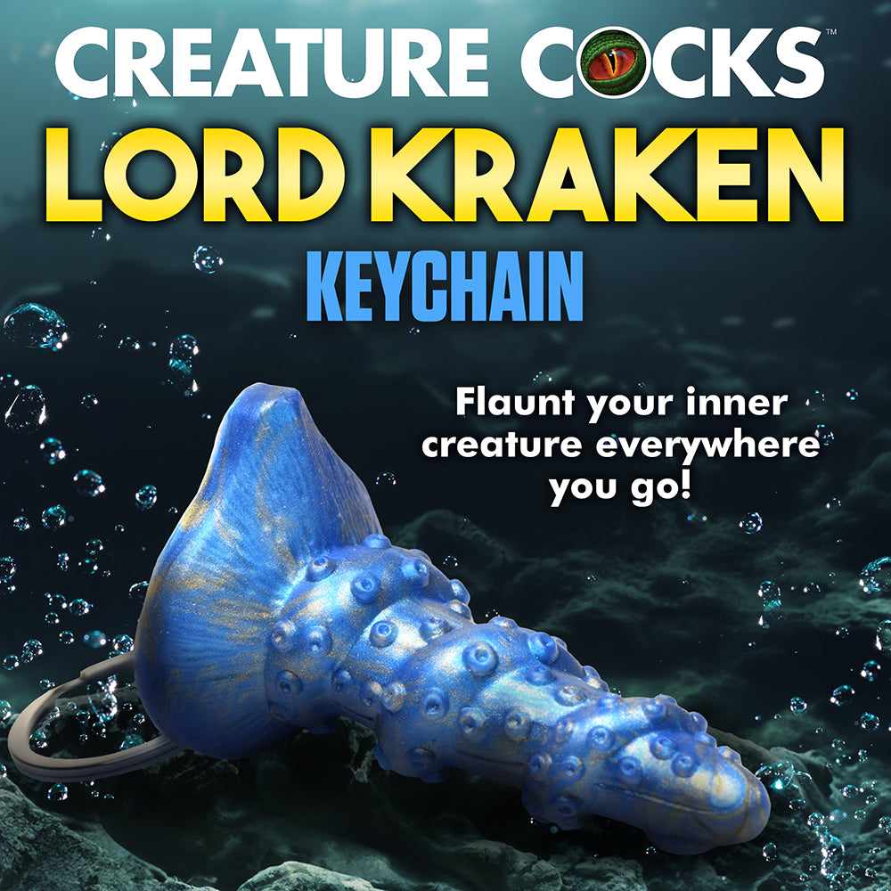 XR BRANDS - CHAVEIRO DE SILICONE CREATURE COCKS LORD KRAKEN