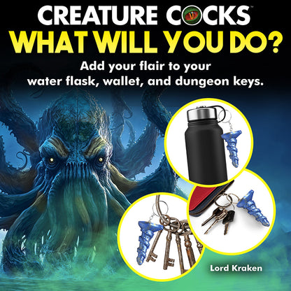 XR BRANDS - CHAVEIRO DE SILICONE CREATURE COCKS LORD KRAKEN