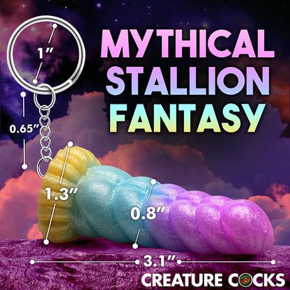 XR BRANDS - CREATURE COCKS MYSTIQUE UNICORN SILICONE KEYCHAIN