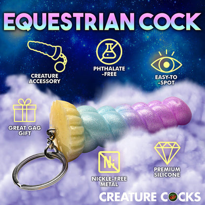 XR BRANDS - CREATURE COCKS MYSTIQUE UNICORN SILICONE KEYCHAIN