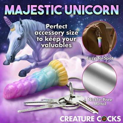 XR BRANDS - CREATURE COCKS MYSTIQUE UNICORN SILICONE KEYCHAIN