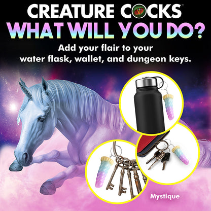 XR BRANDS - CREATURE COCKS MYSTIQUE UNICORN SILICONE KEYCHAIN