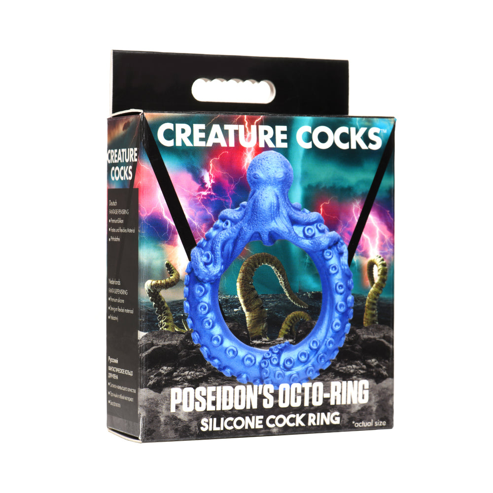 XR BRANDS - CREATURE COCKS POSEIDON'S OCTO-RING SILICONE COCK RING