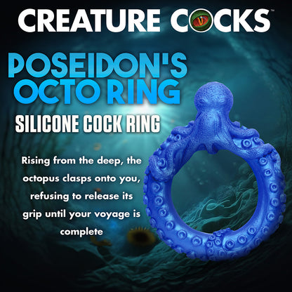 XR BRANDS - CREATURE COCKS POSEIDON'S OCTO-RING SILICONE COCK RING